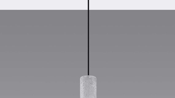 LARIX 1 Szara Lampa Wisząca - obrazek 3