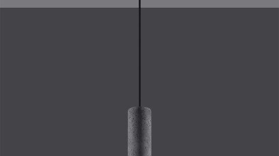LARIX 1 Szara Lampa Wisząca - obrazek 4