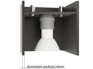 miniaturka Kinkiet z Dwoma Żarówkami QUARK 2