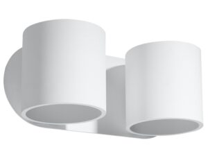 Kinkiet Modernistyczny Biały OCEANUS 2