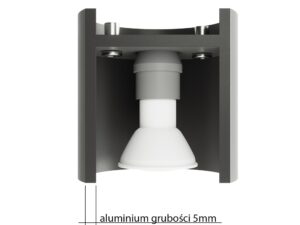 miniaturka Kinkiet Modernistyczny Biały OCEANUS 2