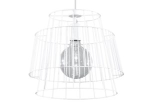 Lampa Wisząca GALA Styl Industrialny Biała