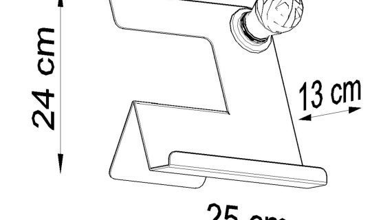 miniaturka IONE Lampa Biurkowa Futurystyczna Biała