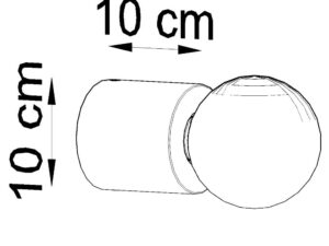 miniaturka Industrialny Kinkiet SAPHIR