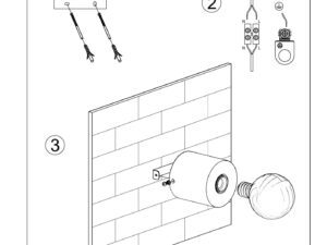 miniaturka Industrialny Kinkiet SAPHIR