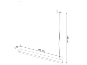 miniaturka Biała Lampa z Aluminium PINNE 118