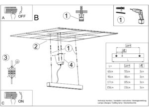 miniaturka Biała Lampa z Aluminium PINNE 118