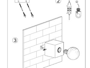 miniaturka Loftowy Kinkiet Betonowy JUBILAR