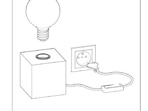 miniaturka JUBILAR Lampa Biurkowa Betonowa Loftowa
