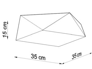 miniaturka Stylowy i Praktyczny Plafon HURON 35