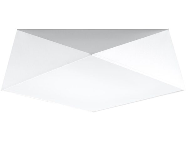 Lampa sufitowa o miękkich liniach