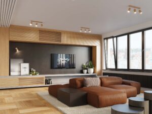 miniaturka Oświetlenie Rustykalne: 2-Punktowy Plafon TRILLION Drewno