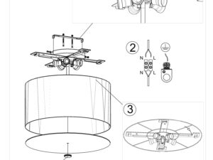 miniaturka Plafon ODIN 50 w Okrągłym Kształcie