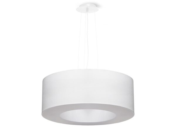 Nowoczesna lampa wisząca LED w kolorze białym