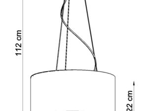 miniaturka Żyrandol Uniwersalny Kształt 5 Żarówek SPARK 50