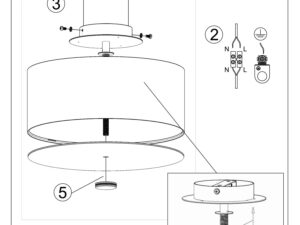 miniaturka Okrągły plafon SKY 30 do uniwersalnych wnętrz