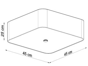 miniaturka Plafon do podwieszanych sufitów LOTUS 45
