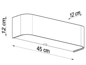miniaturka Elegancki Kinkiet Geometryczny LOTUS