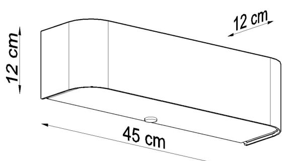 miniaturka Elegancki Kinkiet Geometryczny LOTUS