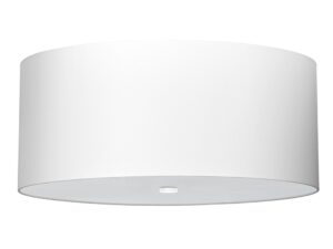 Plafon ODIN 60 Stylowy Kształt Biały