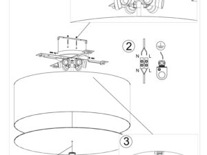 miniaturka Stylowy Plafon ODIN 70 Biały