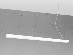 miniaturka Biała Lampa Wisząca Aluminium PINNE 150