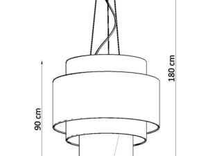 miniaturka Żyrandol RUBY 80 Elegancja i Przestrzeń