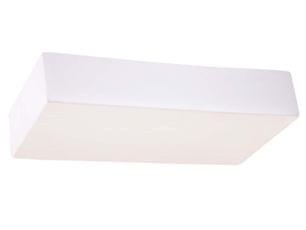 Minimalistyczny kinkiet z gładkiej powierzchni – białe tło