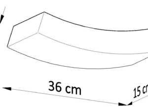 miniaturka Niezwykły Kinkiet Ceramiczny Nowoczesny HAZEL