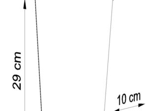 miniaturka Lampka Ceramiczna Dekoracyjna Świecąca w Dwóch Kierunkach LYRA