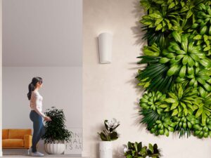 miniaturka Lampka Ceramiczna Dekoracyjna Świecąca w Dwóch Kierunkach LYRA