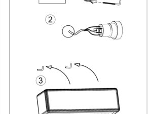 miniaturka Futurystyczny Kinkiet Ceramiczny z Zaokrąglonymi Krawędziami SUDAN
