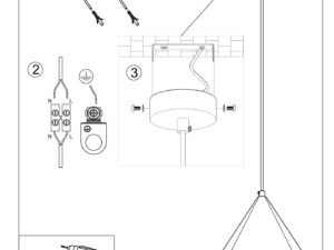 miniaturka Geometryczna Lampa Wisząca Ceramiczna PHOENIX
