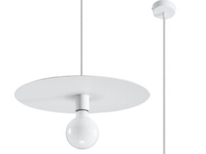 Lampa Wisząca ZAFFIRO Biała Nowoczesny Wygląd