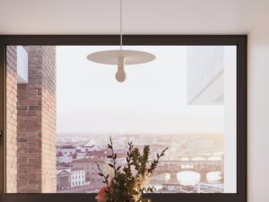 miniaturka Lampa Wisząca ZAFFIRO Biała Nowoczesny Wygląd