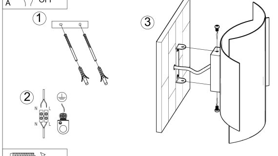 miniaturka Kinkiet Dwuźródłowy Stalowy IDALIA