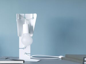 miniaturka HECTOR Lampa Biurkowa Loftowa Biała