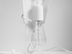 miniaturka HECTOR Lampa Biurkowa Loftowa Biała