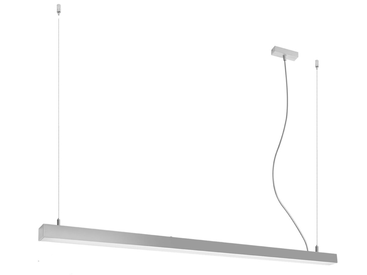 Biała Lampa Wisząca Aluminium PINNE 150