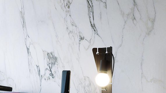 miniaturka HECTOR Lampa Biurkowa Loftowa Biała