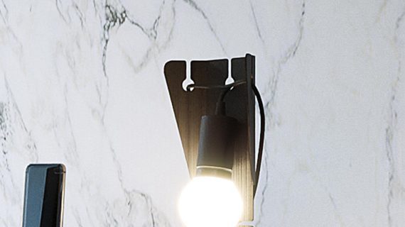 miniaturka HECTOR Lampa Biurkowa Loftowa Biała