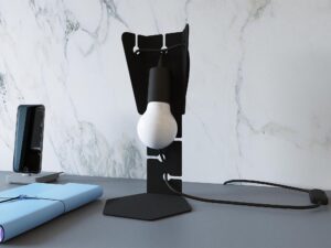 miniaturka HECTOR Lampa Biurkowa Loftowa Biała