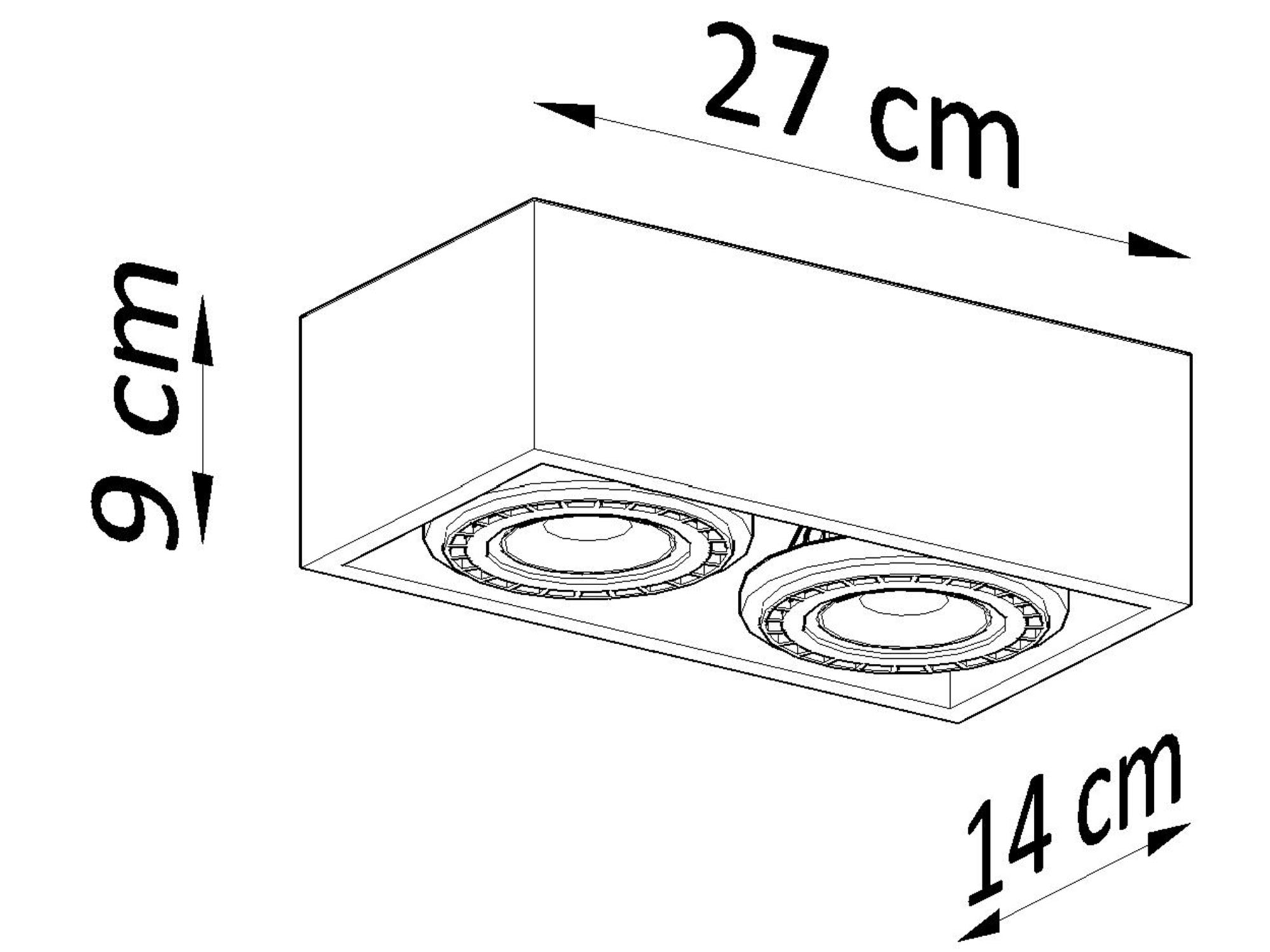 Rysunek techniczny – drewniana lampa z dwoma źródłami Rysunek techniczny – drewniana lampa z dwoma źródłami
