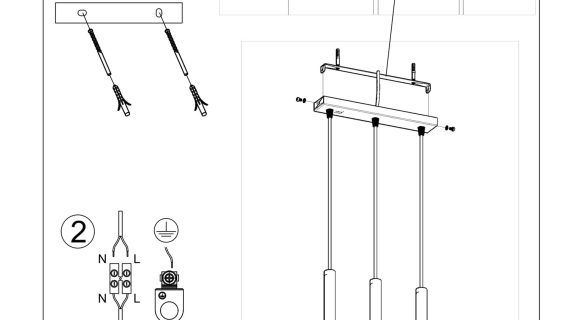 Stylowa Lampa Wisząca MURA 3L - obrazek 21