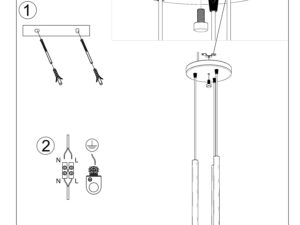 miniaturka MURA 3P Stylowa Lampa Wisząca