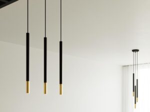 miniaturka Stalowa Lampa Wisząca MURA 1