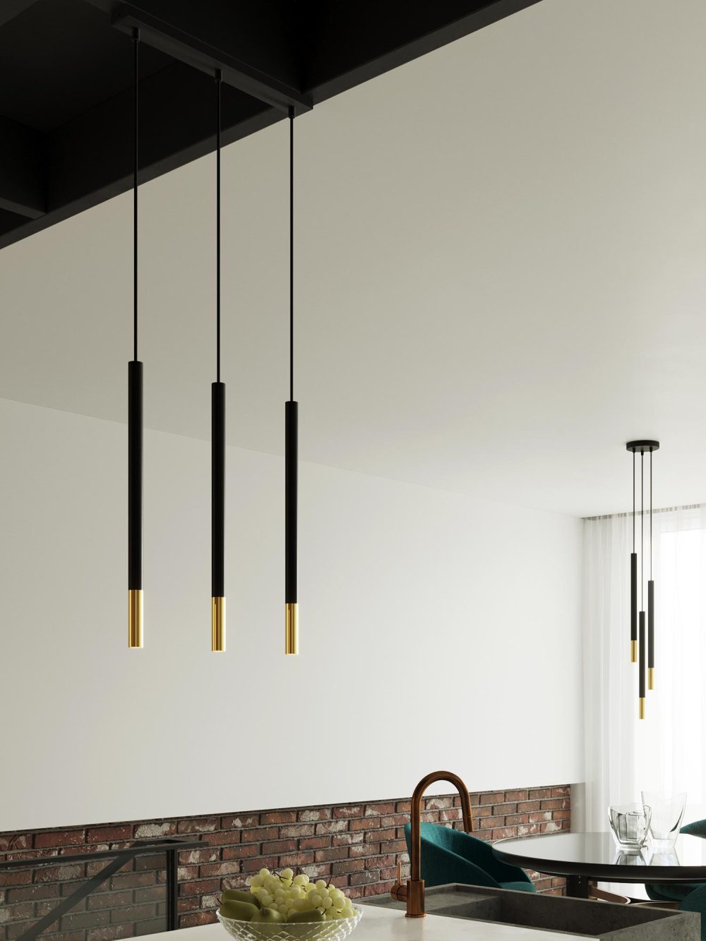 Stylowa Lampa Wisząca MURA 3L - obrazek 19
