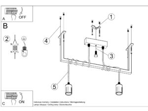 miniaturka SOL 2 Żyrandol dla Odważnych Wnętrz