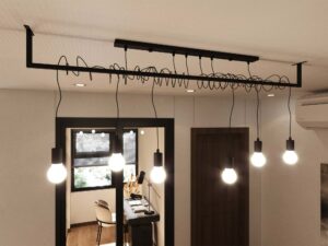 miniaturka Nowoczesny Czarny Żyrandol Stylowego Wnętrza SOL 4