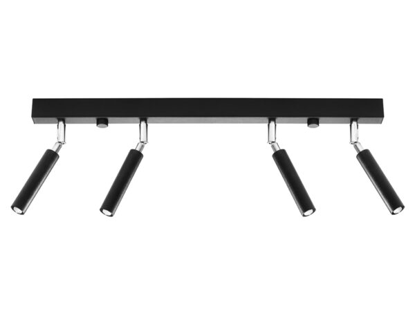 Minimalistyczna szyna z czteroma reflektorami LED